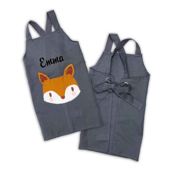 Tablier de cuisine personnalisé pour enfant coton naturel – Petit