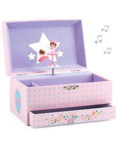 Belle boîte à bijoux Ballerine avec boîte à musique à personnaliser