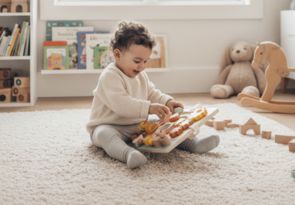 activity board aus holz 