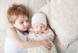 un cadeau pour l'arrivée du deuxième bébé