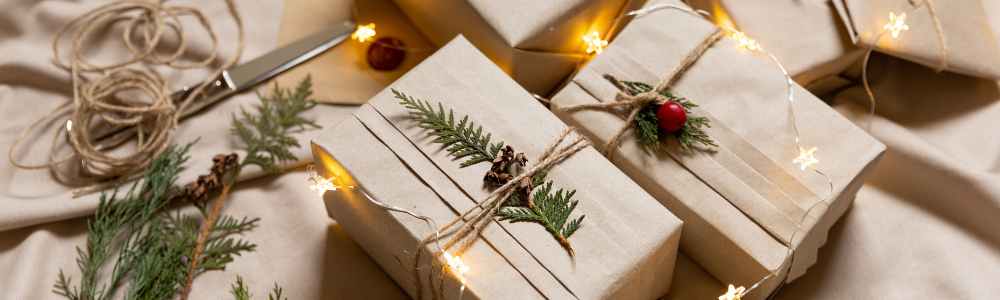Emballages de Noël Écoresponsables : Cadeaux Bébé Écologiques