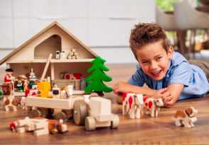 jouets éco-responsables, ferme en bois