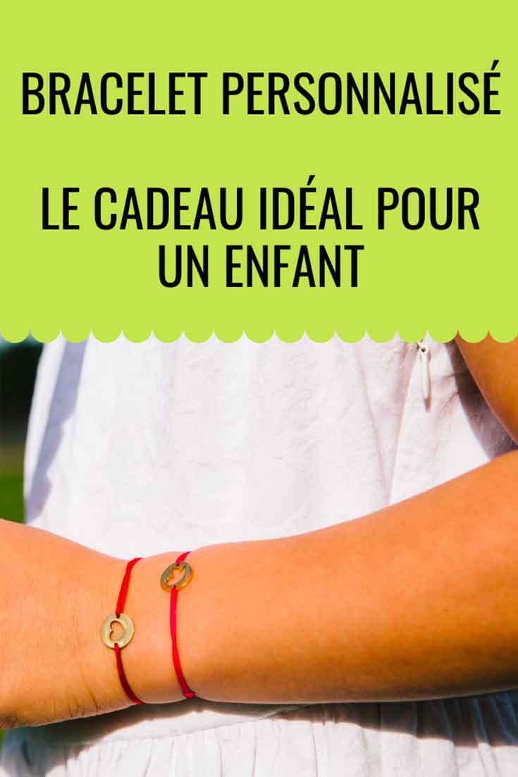 bracelet personnalisé, cadeau idéal pour enfant