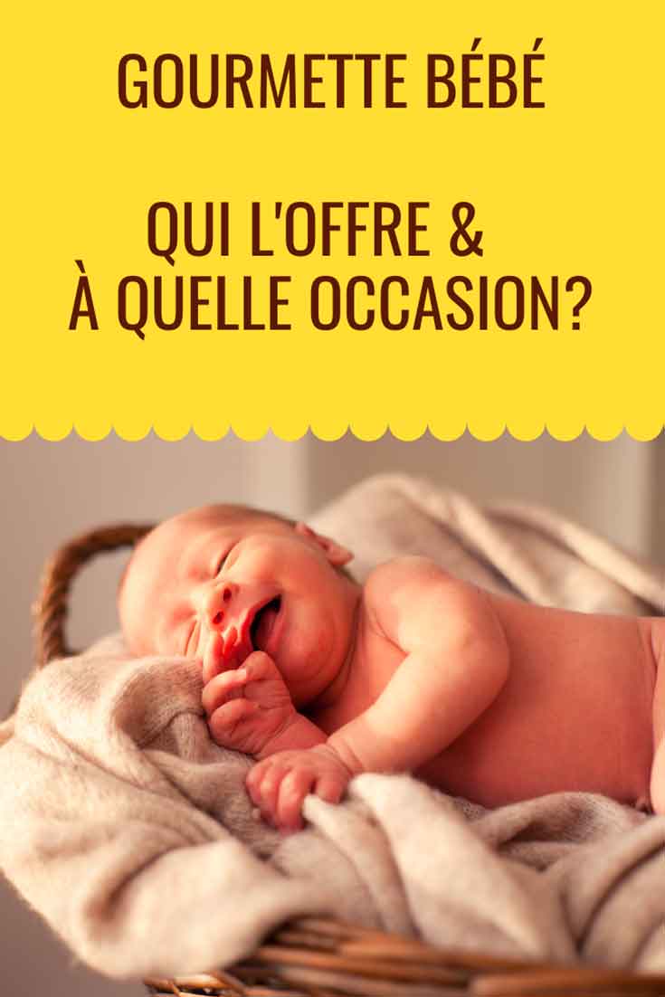 gourmette bébé, qui l'offre et à quelle occasion